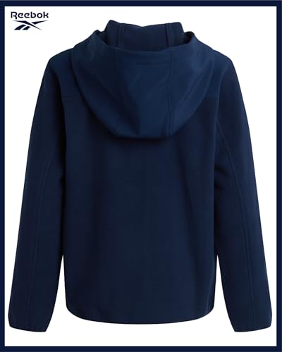 Reebok Boys Polar Fleece Jacket Weather Resistant Hooded Zip Up Coat - image 7