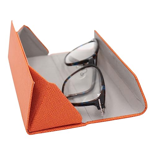 Image of Real Sic Glasses Case for Men and Women - Magnetic Folding Hard Shell Sunglass Holder - Inspired by Solid Color