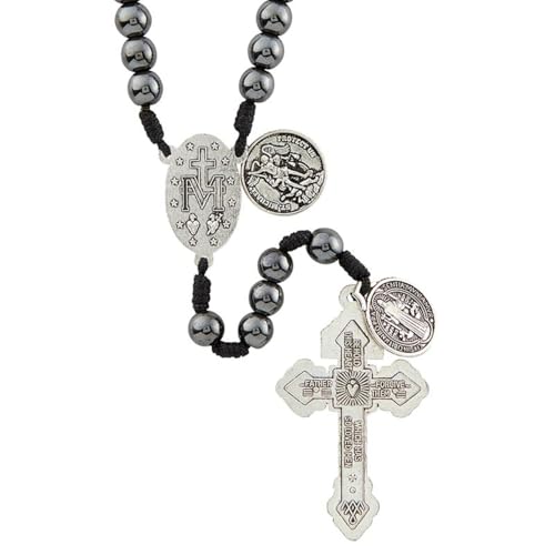 Christian Brands Army Paracord Rosary, 16-Inch, Zinc Alloy2
