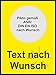 Produktbild Sticker-Designs 10cm! Klebe-Folie Wetterfest Made-IN-Germany: Pikto-Hinweis-Schild-DIN EN ISO-ASR-Text-Wunsch-Gelb C163 UV&Waschanlagenfest Auto-Aufkleber Profi-Qualität!