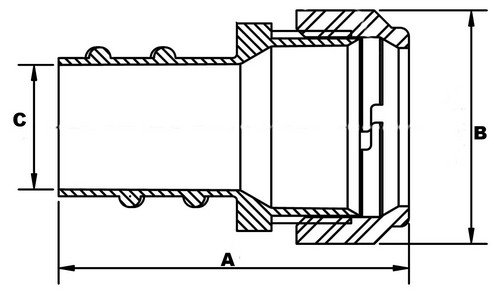 Morris 15422 EMT to Flex Combination Compression Coupling, Zinc Die Cast, 1