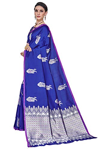 Image of Glory Sarees Women's Banarasi Silk Saree with Blouse Piece (GS Kara143 Parent)