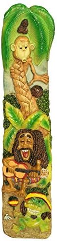 12 Inch Rastafarian Man Three Dimensional Incense Burner