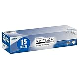 Kimtech 34721 Kimwipes Delicate Task Wipers, 2-Ply, 14 7/10 x 16 3/5, 90 per Box (Case of 15 Boxes)