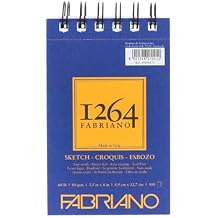 Fabriano 1264 Sketch Pad, 3.5 x 5, Light Cream