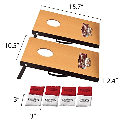Mainstreet Classics By Gld Products 55-0500 Mainstreet Classics Micro Bean Bag Toss: Travel Sized, (16 Inch X 10.5 Inch Boards) Mini Cornhole Game Set thumb #5