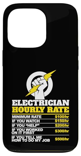 Carcasa para iPhone 13 Pro Tarifa por Hora de Electricista
