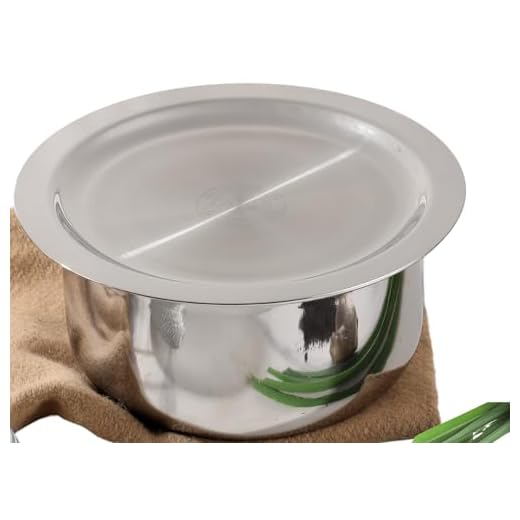Vinod Platinum Triply Stainless Steel Tope with Stainless Steel Lid 2.5 litres Capacity (18 cm Diameter) - Silver (Induction and Gas Stove Friendly), 5 Years Warranty