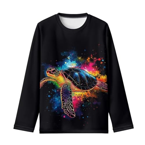 Image of Girls Basic Tee Shirts Outdoor Long Sleeve Shirt Winter Clothes Size 3-16 Top Fall Clothes Gift for Holiday