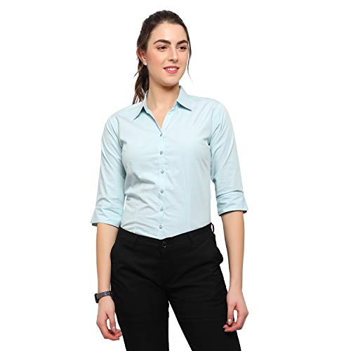 Image of Blue RoninWomen Stylish Western Official Formal Shirts for Women Regular fit Shirts for Women