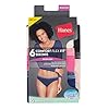Hanes-Womens-Comfort-Flex-Fit-Seamless-Bikini-Underwear-6-Pack Hanes Pack, ComfortFlex Fit Panties, Seamless Underwear for Women, 6-Pack, Assorted Colors, Medium