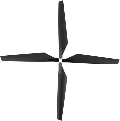 Miniatura 6 de Calsgkspray 4 cuchillas principales negras para LAMA V3 V4walkera 5-8 RC helicópteros AH6 vehículos controlados por aplicación y control remoto
