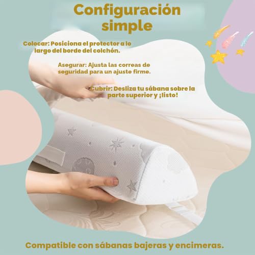 Barandilla de seguridad para niños ancianos con funda impermeable lavable 3