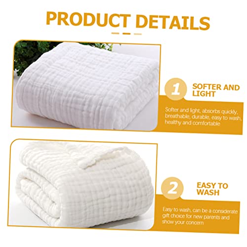 Couverture bébé blanche de haute qualité pour emmaillotage