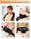 KNQZE® Shiatsu Massagegerät 4D, 2025 Kabellos Nackenmassagegerät mit Wärme, Verbesserte Graphenheizung, 4D Shiatsu Tief knetende Nackenmassage für Nacken, Schulter, Rücken, Geschenke für Frauen Männer