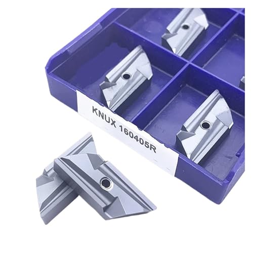 High Toughness Turning Blade Machine Accessories 10PCS KNUX160405R-NN LT10 Hard Alloy External Turning Tool Metal Cutting Lathe Tools