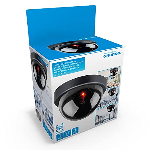 Cámara de vigilancia simulada en elegante color negro, perfecta para disuadir intrusos. Ideal para cualquier ambiente, proporciona seguridad y tranquilidad sin la necesidad de instalación.