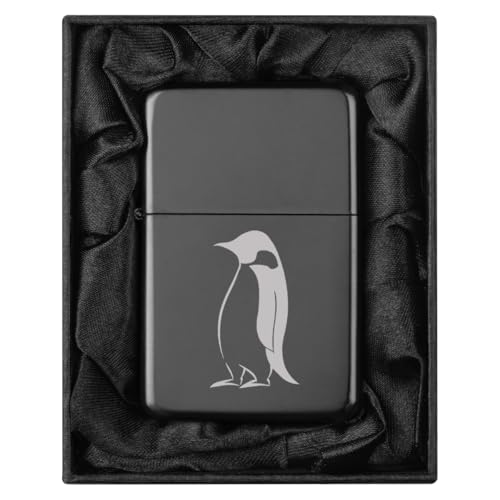 Encendedor en caja de regalo negro miniatura 1
