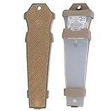 minifinker Molle Helm Sicherheitslicht, Flexibilität Silikagel Notfall Helm Stroboskop für Fahrradsitz für Molle Helm(Sand Bottom Shell White Light)