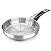 SARTÉN FREIDORA ALZA con cestillo. Fabricada en Acero Inoxidable, incluye cestillo INOX, Apta para Todo Tipo de Cocinas, Gas, Vitrocerámica, INDUCCIÓN. Fácil Limpieza. Apto para lavavajillas (20 cm)