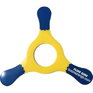 Gelber Fling Ring Boomerang – Easy Returning Boomerangs!
