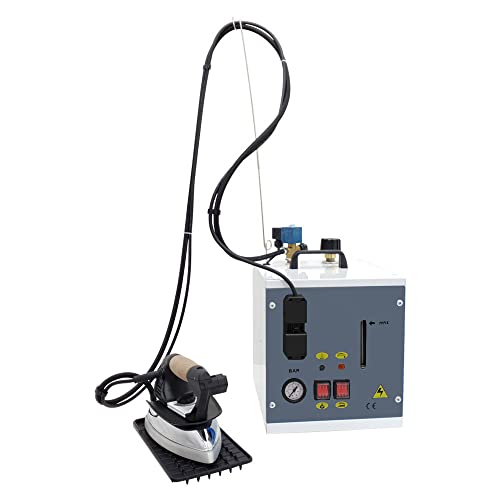 EOLO Centrale Vapeur GVK5 Professionnelle Chaudière Economie d’Energie Resistance Externe Anticalcaire Acier Inoxydable Fer Repasser avec Déflecteur et...