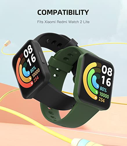 MoKo 2 Pack Straps Compatible with Redmi Watch 2 Lite/Xiaomi Poco Watch - Image 2