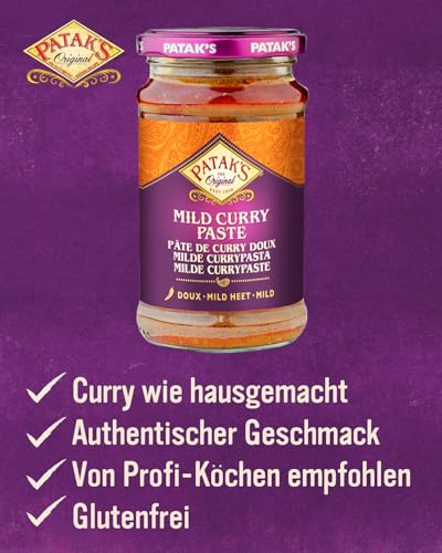 Patak’s Currypaste, mild, 6er Pack (6 x 283 g)