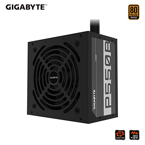 Image of GIGABYTE GP-P550B 550W ATX Power Supply | Non-Modular | 80 Plus Bronze | Smart Fan | Affordable Option