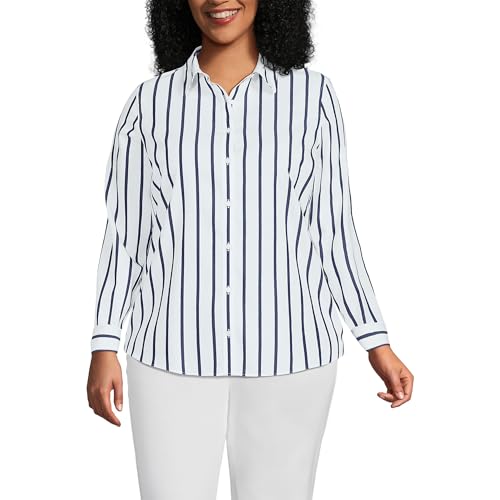 Image of Lands' End Women's Pinwale Cord Long Sleeve Shirt