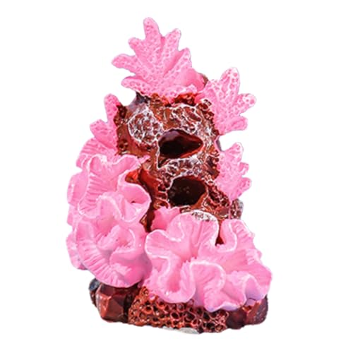 Mxshc Corail artificiel pour aquarium, petits coraux, décoration paysagère, décoration pour aquarium, bureau, terrarium d'animaux et famille