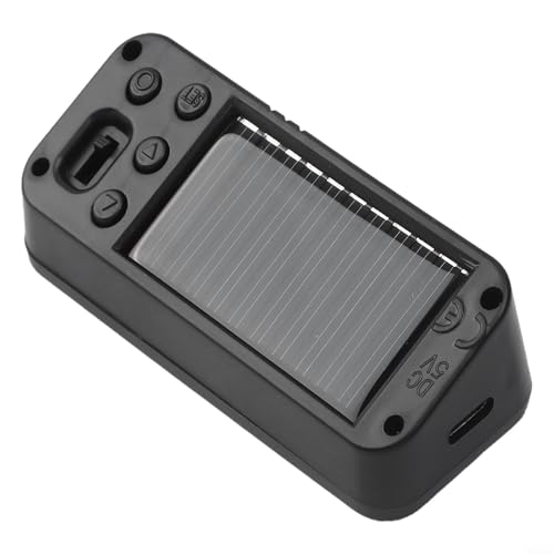 Orologio per auto ad energia solare, Display digitale da cruscotto con umidità automatica della data, orologio elettronico per veicolo, gadget retroilluminazione attivata a vibrazione, batteria