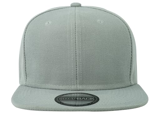 Image of Gelante Plain Blank Flat Brim Adjustable Snapback Baseball Caps Wholesale LOT 12 Pack