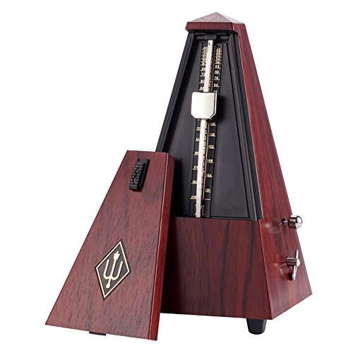 TAMUME Rouge Antique Cru Pyramide Style Renforcé plastique Metronome 40-208 BPM Tempo Minuteur Musique Intégré Avec Bell… - Les Beatles, Paul McCartney, John Lennon, RIngo Starr, George Harrison TAMUME Rouge Antique Cru Pyramide Style Renforcé plastique Metronome 40-208 BPM Tempo Minuteur Musique Intégré Avec Bell… – Image 4