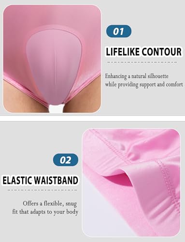 Gaff Hiding Panties for Men Sexy Sissy Underwear for Crossdresser Shiny Glossy Transgender Underwear for Men4