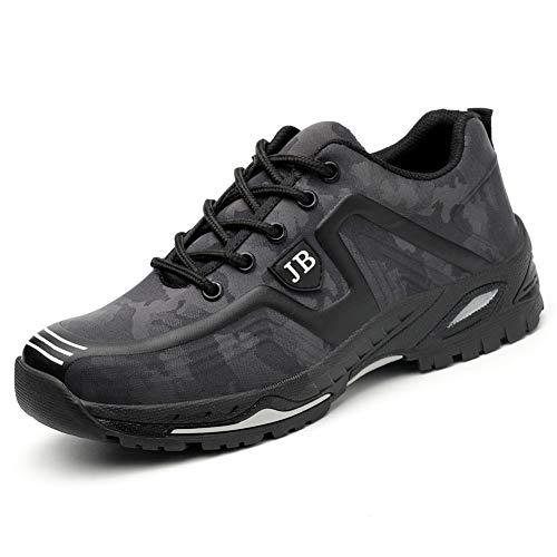 Leichte Sicherheitsschuhe für Herren und Damen, Stahlkappe, Turnschuhe, atmungsaktiv, rutschfest, Arbeitsschuhe, pannensicher, industrielle