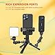 Zeadio Hochleistungs Mini-Metall-Stativ : Universales Kleintischstativ für Kamera, Gimbal, Action-Cam, Camcorder, Mikrofon, LED-Licht etc. (40kg/88lb Tragkraft)