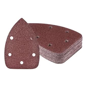 25x Schleifpapier 1200 Körnung - Dreieckige Klettpads Für Schleifer