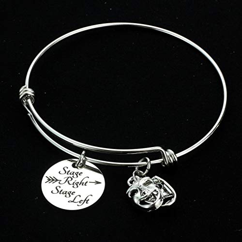 Kivosliviz Theater Gifts Bracelet Drama's Bracelets Gift Comedy Tragedy Jewelry for Actress Theater Bracelet3