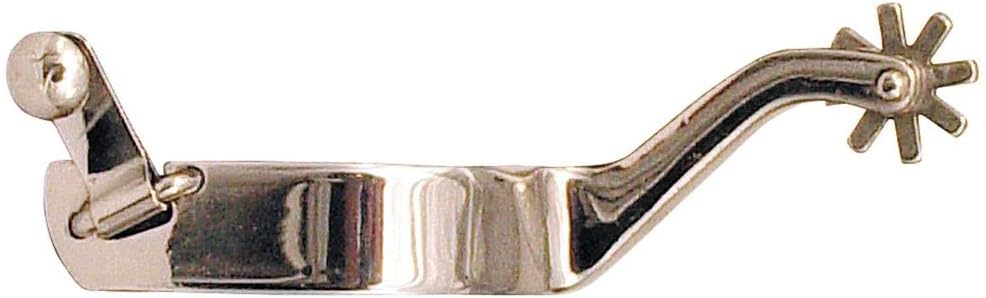 Schneiders FES All Around Performance Spurs FES All Around Performance Spurs | Increases Horse Responsiveness | Highly Polished Stainless Steel | 8 Point Blunt End Rowels | Hinged Spur Button