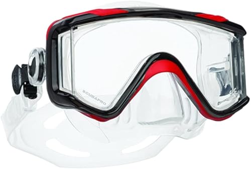 Miniatura 2 de SCUBAPRO Crystal Vu Plus - Máscara de buceo, sin purga, color rojo