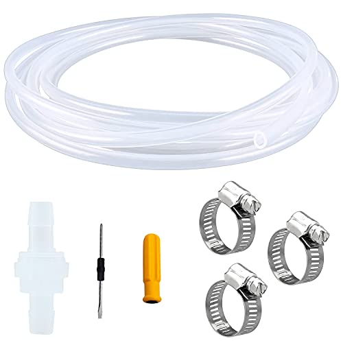 Tubo de silicona flexible Tubo Transparente 8mm ID x OD 12mm Espesor de la Pared 1mm Tubo de Manguera de Agua o Aire 2 Metro de Longitud