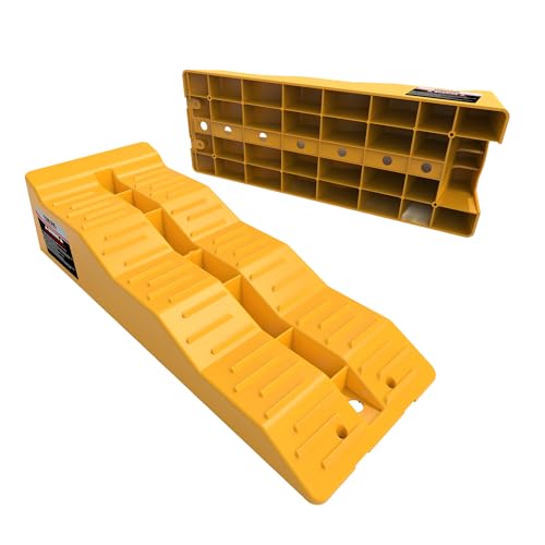 TOWKING Auffahrkeile für Wohnmobil -2PCS/1SET Die maximale Tragfähigkeit beträgt bis zu 5 Tonnen - Auffahrkeile für Wohnwagen Wohnmobil & Anhänger