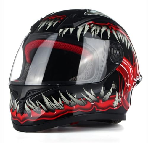 Casco Integral De Motocross Para Niños, Casco De Scooter Con Visera Solar, Cascos De Moto Para Niños, Casco De Seguridad Para Niños De 4 A 10 Años C,S/(47~58cm)