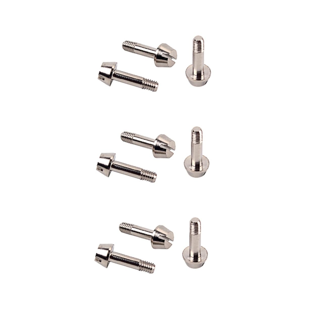 ifundom 9pezzi Viti Per Chiave Di Scarico Tromba Accessori Per Strumenti Musicali Ottone Riparazione Pratica e Resistente Compatibile Con Trombone e Tuba Materiale Di Alta Qualità