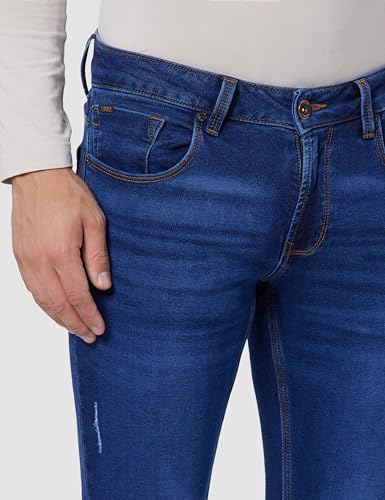 Image of Spykar Men's Slim Fit Low Rise Casual Jeans