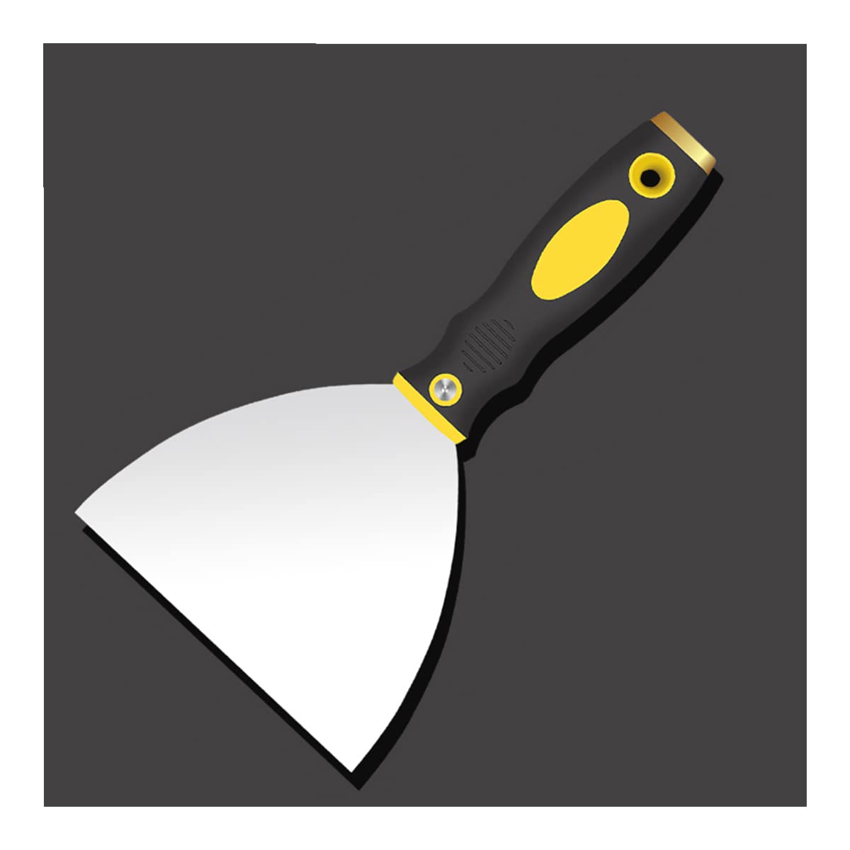 Coltello for raschietto for stucco, Raschietto for stucco, Coltello for stucco, Strumento for raschietto in metallo for la finitura del cartongesso, raschiatura dell'intonaco, decalcomanie e rivestime