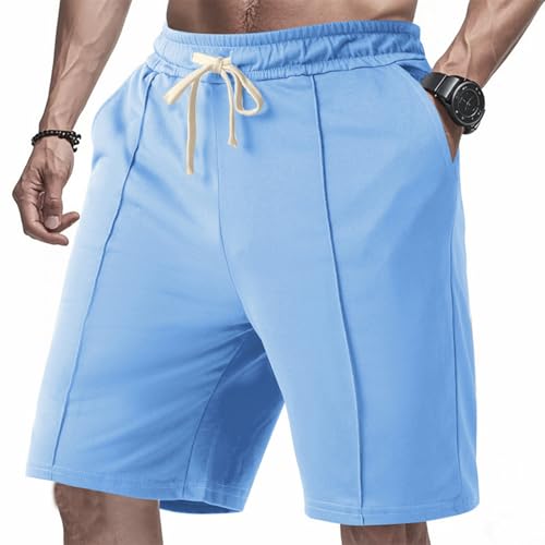 Bermuda homme été léger en coton décontracté avec cordon - 2