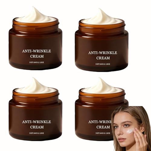 Hydrating Under Eye Creams for All Skin Types, Nourishful Moisturizing Cream for Dry Delicate Eye Area, Daily Brightening Cream for Lightweight Moisturizer for Day & Night Use, (4PCS)