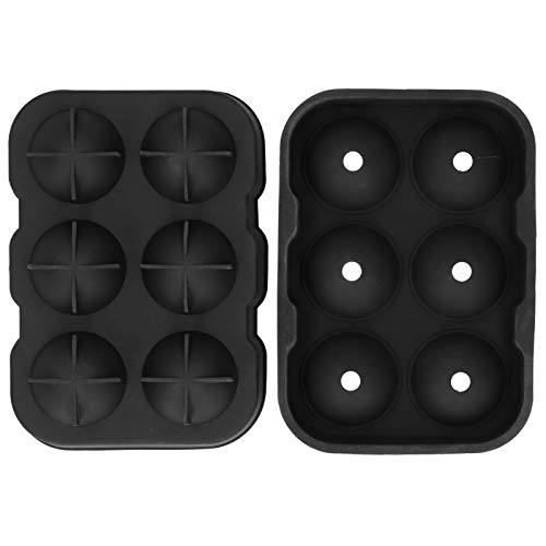 Molde para cubitos de hielo 6 cavidades silicona miniatura 5